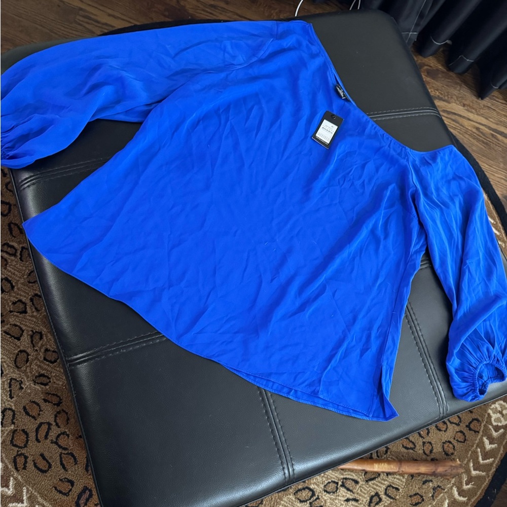 City Chic Vibrant Blue Blouse BNWT